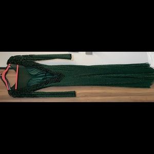 Open back GREEN stunning gown